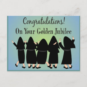 Carte Postale Cadeaux du jubilé d'or des soeurs