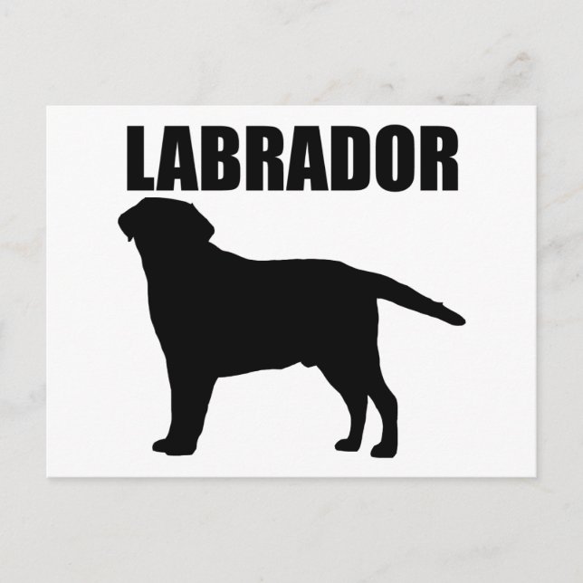 Carte Postale Cadeaux du Labrador ! (Devant)