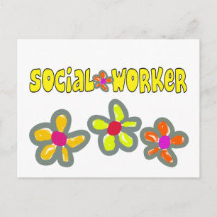 Carte Postale Cadeaux d'un travailleur social