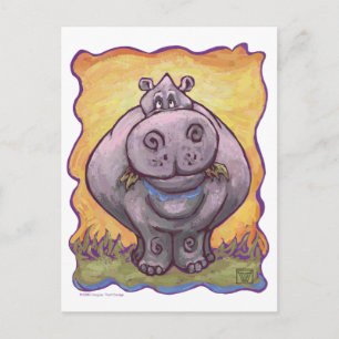 Carte Postale Cadeaux et accessoires Hippopotamus