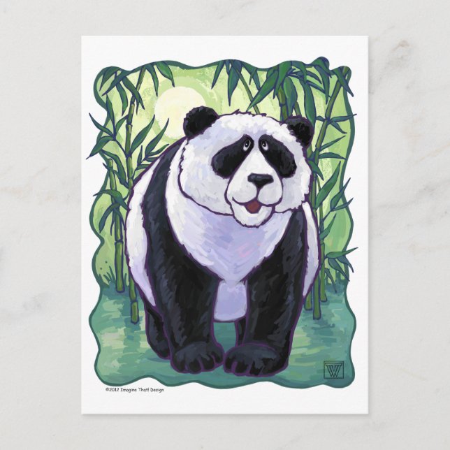 Carte Postale Cadeaux et accessoires pour ours Panda (Devant)