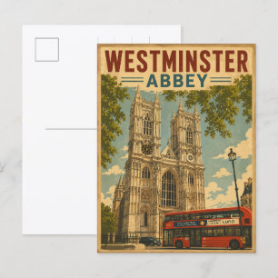 Carte Postale Cadeaux et souvenirs de l'abbaye de Westminster de