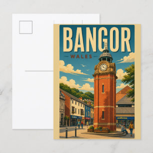 Carte Postale Cadeaux et souvenirs vintage Bangor, nord du Pays