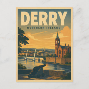 Carte Postale Cadeaux et souvenirs vintage Derry Irlande du Nord