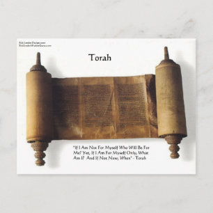 Carte Postale Cadeaux et T-shirt de sagesse de la Torah "Si ce n