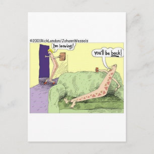Carte Postale Cadeaux et T-shirts drôles de relations Boomerang
