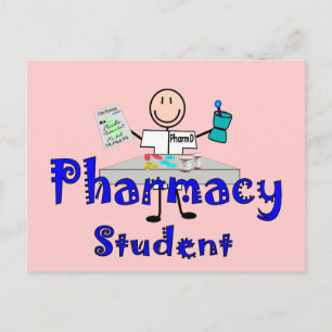 Carte Postale Cadeaux étudiants en pharmacie
