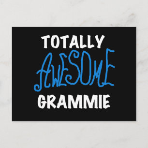 Carte Postale Cadeaux Grammie Blue totalement génial