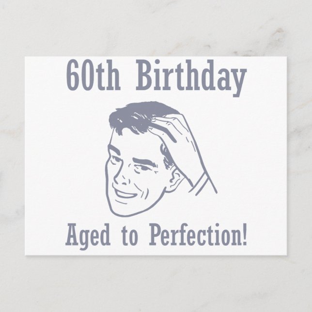 Carte Postale Cadeaux Hilarious 60e anniversaire (Devant)