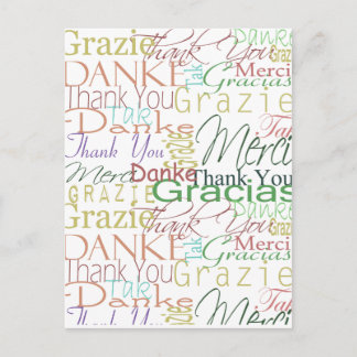 Carte Postale Cadeaux Merci