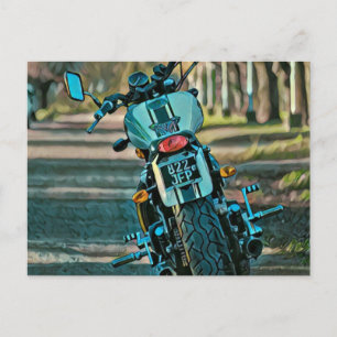Carte Postale cadeaux moto pour petit ami