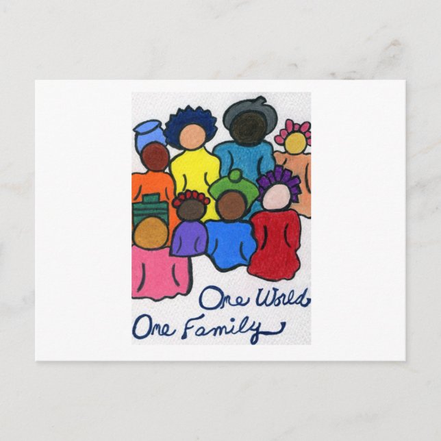 Carte Postale Cadeaux multiculturels (Devant)