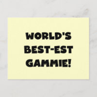 Cadeaux noirs et blancs du Meilleur-est Gammie du