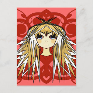 Carte Postale Cadeaux pour filles Anime