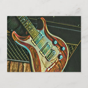 Carte Postale Cadeaux pour guitariste