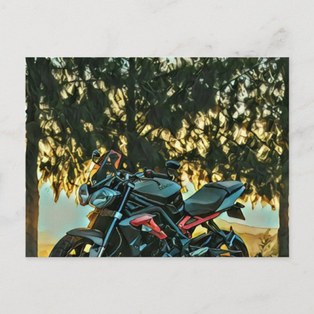 Carte Postale Cadeaux pour motos (Devant)