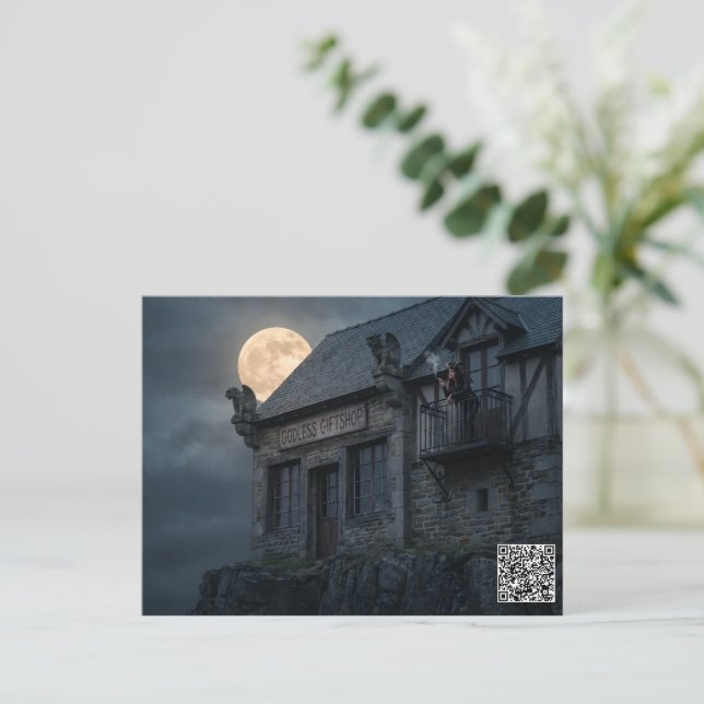 Carte Postale Cadeaux sans Dieu (Debout devant)