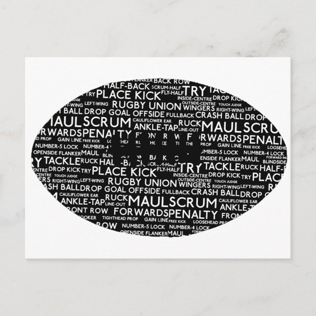 Carte Postale Cadeaux Union Rugby (Devant)