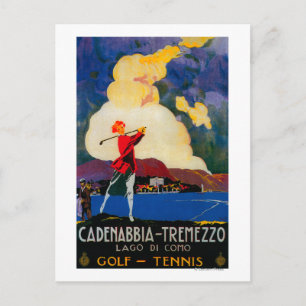 Carte Postale CadenabbiaTremezzo Poster Vintage Europe