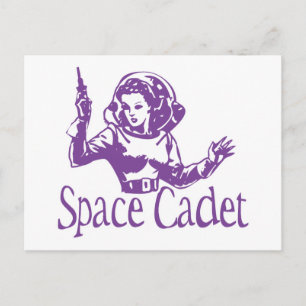 Carte Postale Cadet spatial violet