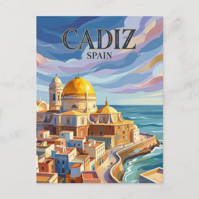 Carte Postale Cadix centre historique Espagne (Devant)
