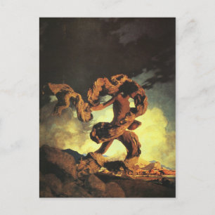 Carte Postale Cadmus semer les dents du dragon, paroisse Maxfiel