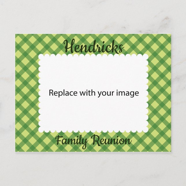 Carte Postale Cadre de réunion de famille (Devant)