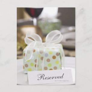 Carte Postale Cadre élégant avec cadeau
