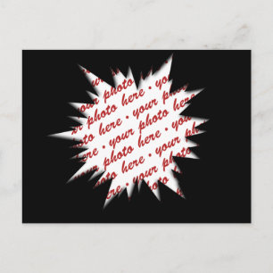 Carte Postale Cadre photo EXPLODE noir