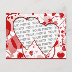 Carte Postale Cadres de cœur 2 + votre photo