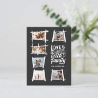 Cadres rustiques Collage photo blanc/noir ID1015