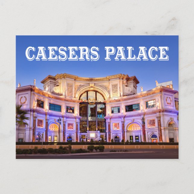 Carte Postale Caesars Palace Casino Las Vegas, Nevada États-Unis (Devant)