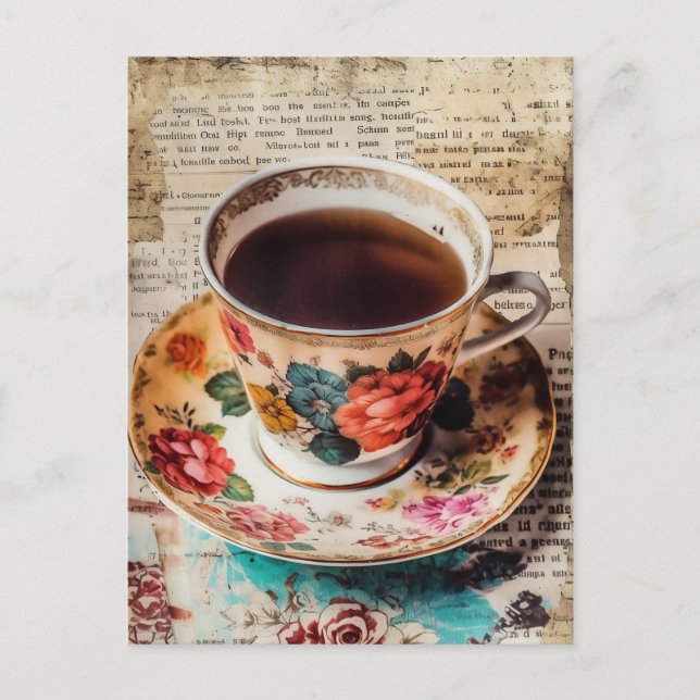 Carte Postale Café (Devant)