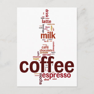 Carte Postale Café
