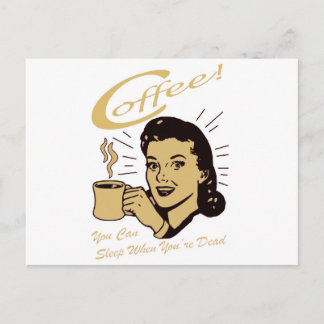 Carte Postale Café