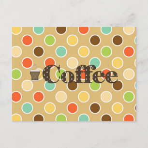 Carte Postale café