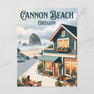 Carte Postale Café à Cannon Beach Oregon