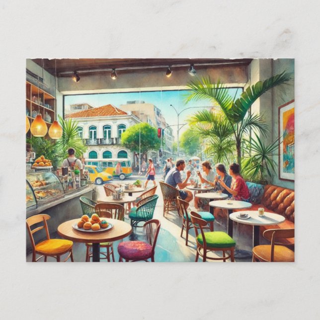 Carte Postale Café à Rio Brazil Mug (Devant)