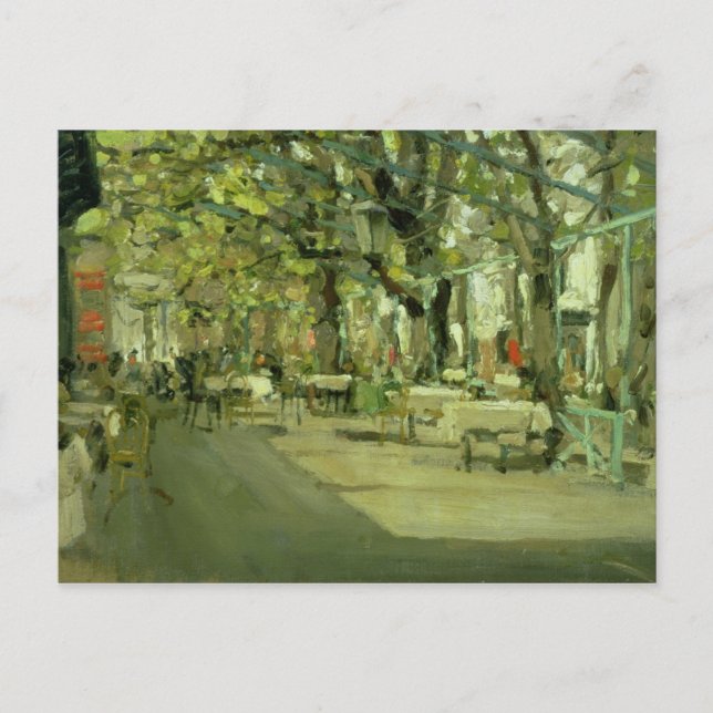 Carte Postale Café à Yalta, 1905 (Devant)