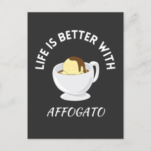 Carte Postale Café Affogato