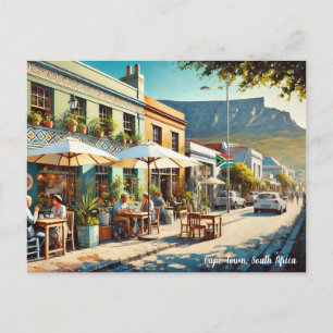 Carte Postale Café au Cap Afrique du Sud
