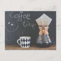 Café avec de la boue et du pot