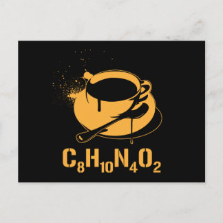 Carte Postale Café C8H10N4O2