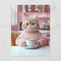 Café Cat Moment