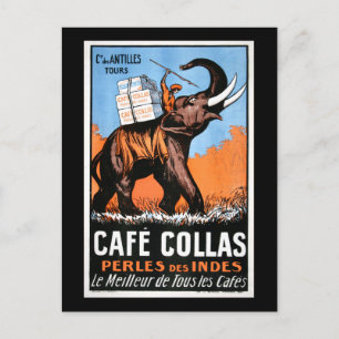 Carte Postale Café Collas