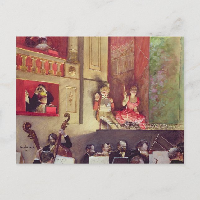 Carte Postale Café Concert (Devant)