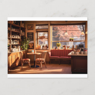 Carte Postale Café cosy