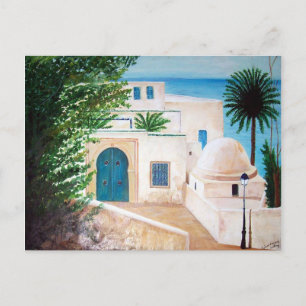 Carte postale "Café de Delices"