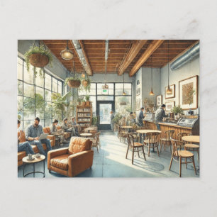 Carte Postale Café de détente à Portland Oregon