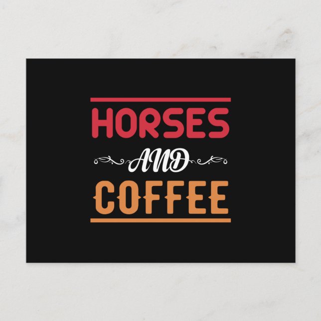 Carte Postale Café de Horses (Devant)